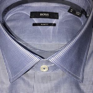 Men’s Hugo Boss Slim Fit Dress Shirt NWT